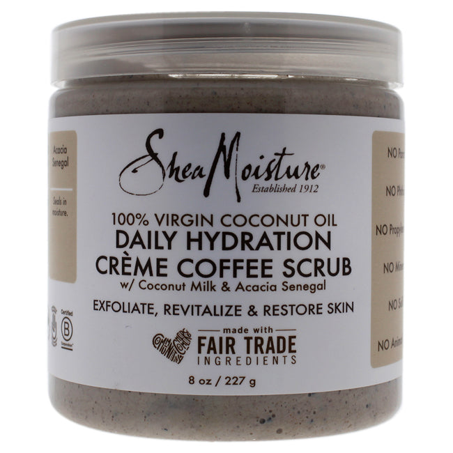 100 Prozent natives Kokosnussöl, tägliche Feuchtigkeitscreme, Kaffeepeeling von Shea Moisture für Unisex – 8 oz Peeling