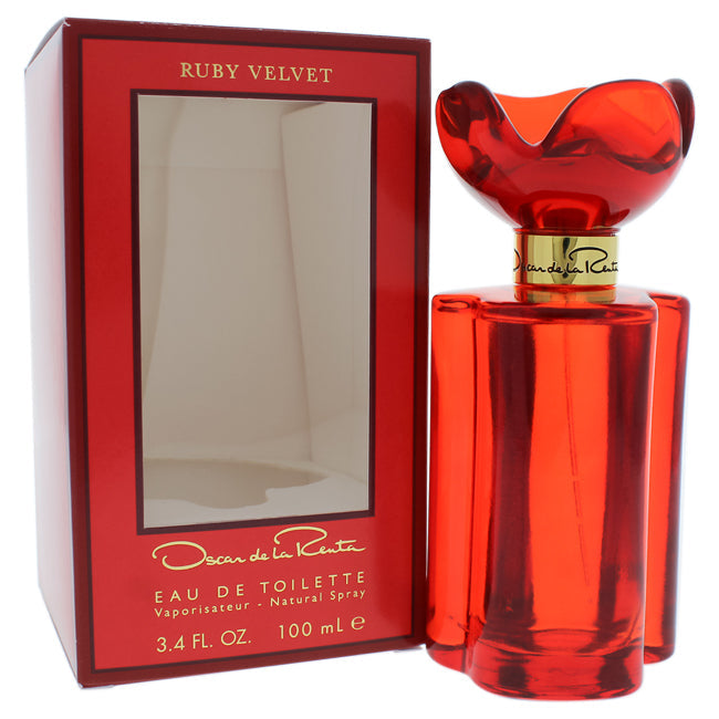 Ruby Velvet von Oscar De La Renta für Damen - Eau de Toilette Spray
