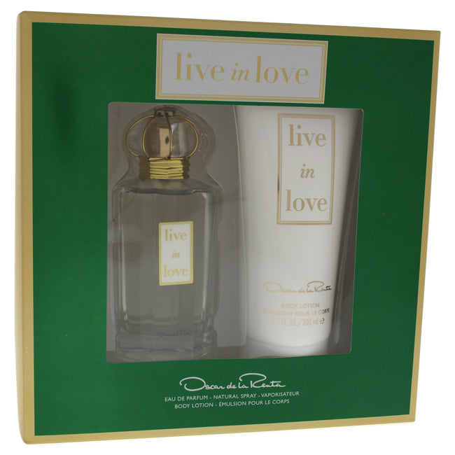 Live In Love von Oscar De La Renta für Damen - 2-teiliges Geschenkset