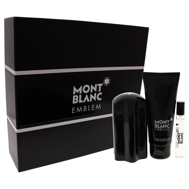 Mont Blanc Emblem von Mont Blanc für Herren – 3-teiliges Geschenkset
