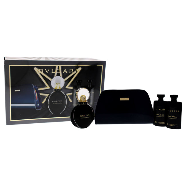 Goldea The Roman Night von Bvlgari für Damen - 4-teiliges Geschenkset