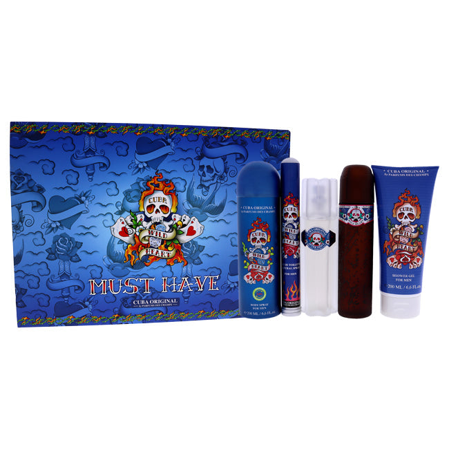 Cuba Wild Heart von Cuba für Männer - 5-teiliges Geschenkset