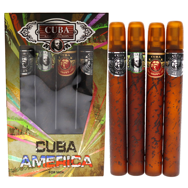 Cuba America von Cuba für Männer - 4-teiliges Geschenkset