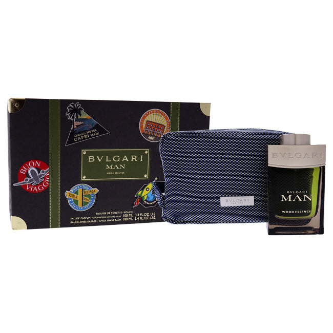 Bvlgari Man Wood Essence von Bvlgari für Herren - 3-teiliges Geschenkset