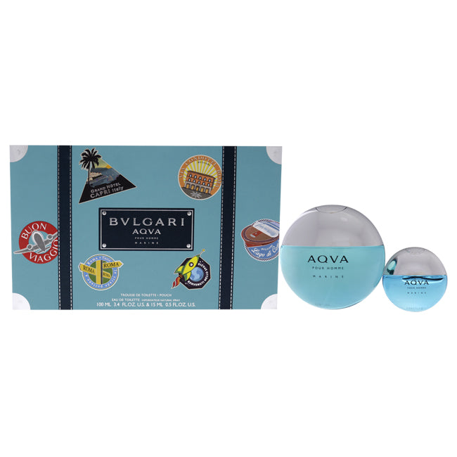 Bvlgari Aqva Marine von Bvlgari für Herren - 3-teiliges Geschenkset