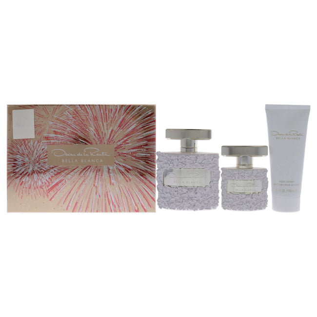 Bella Blanca von Oscar De La Renta für Damen – 3-teiliges Geschenkset