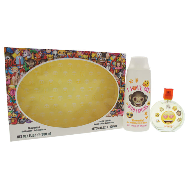 „I Love My Wild Friends“ von Emoji für Kinder – 2-teiliges Geschenkset