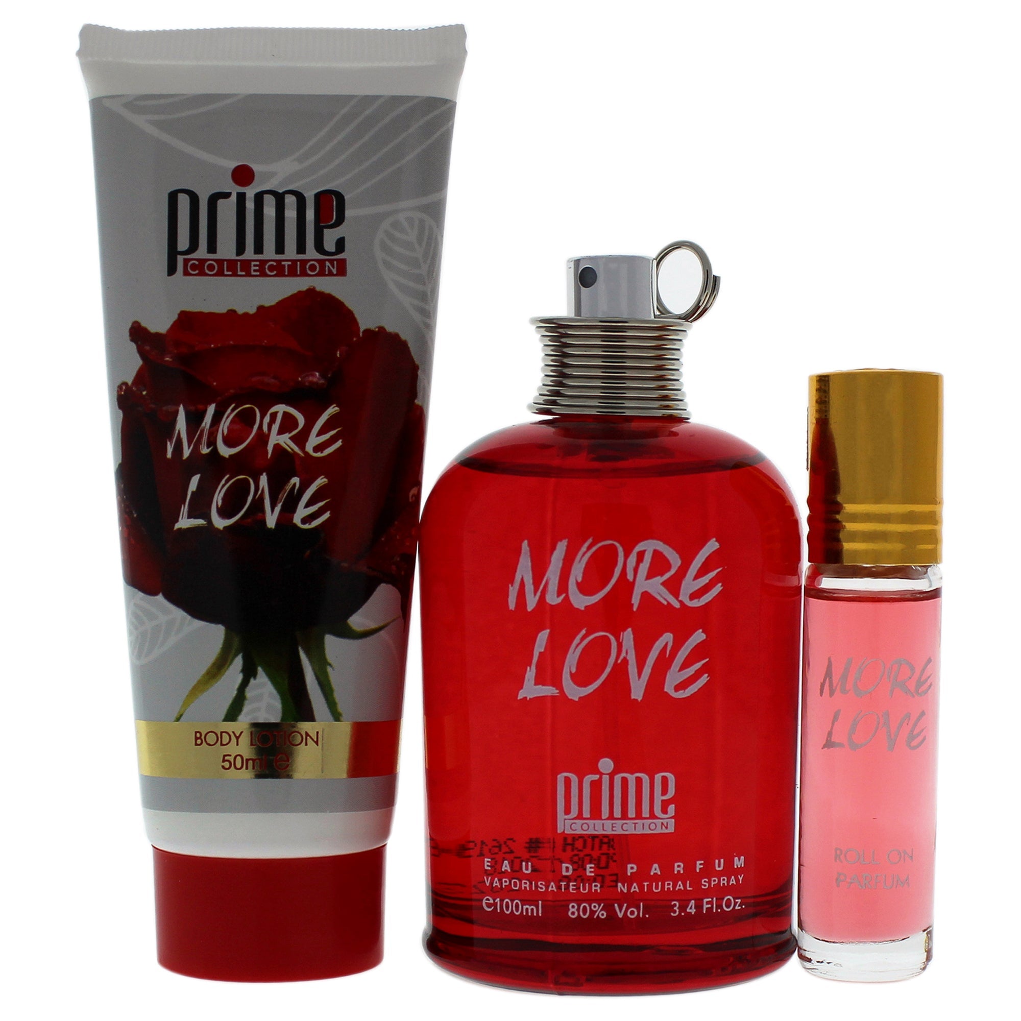 More Love by Prime Collection für Damen – 3-teiliges Geschenkset