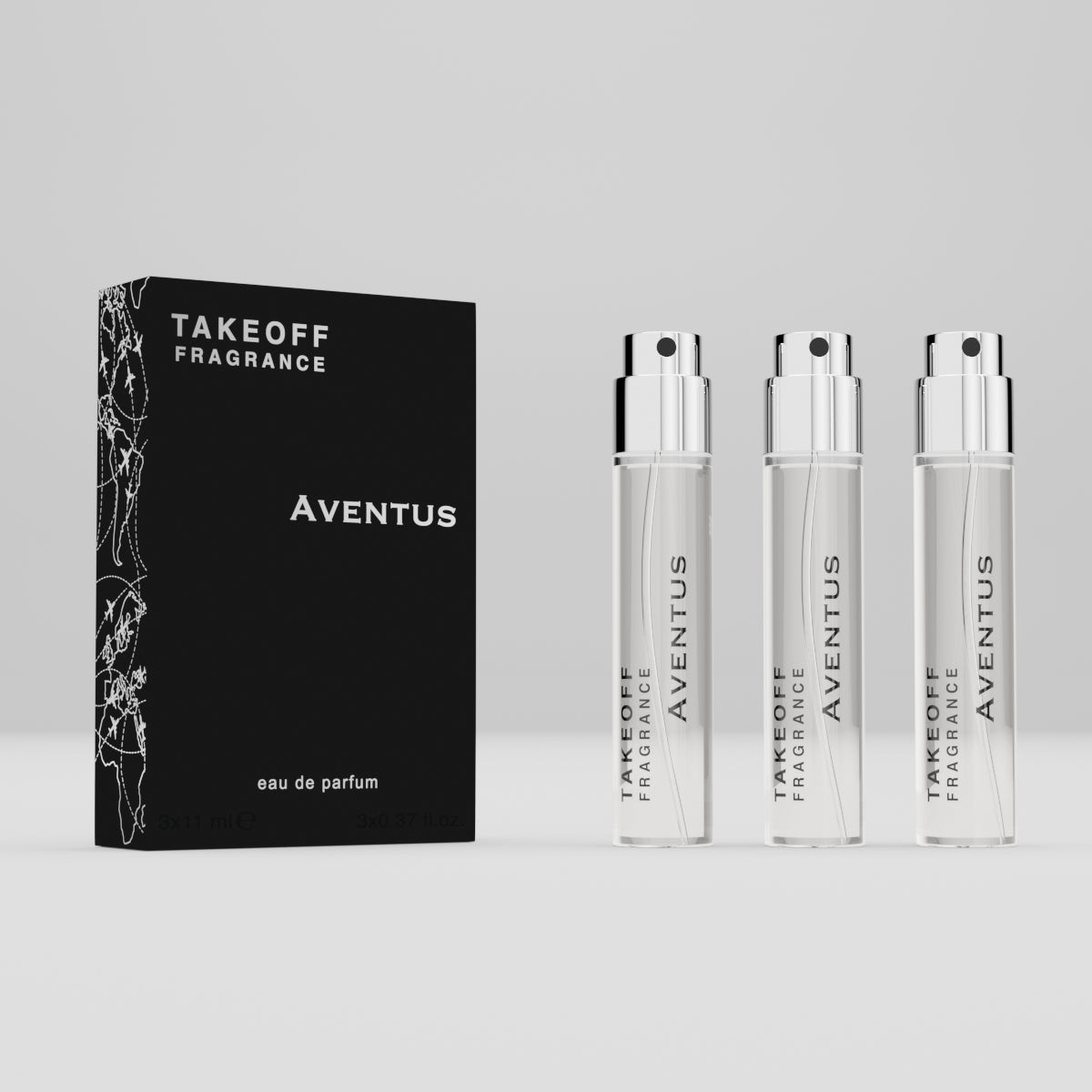 TAKEOFF - AVENTUS - Beste Parfüm auf dem Markt - 3x11ml Superduft