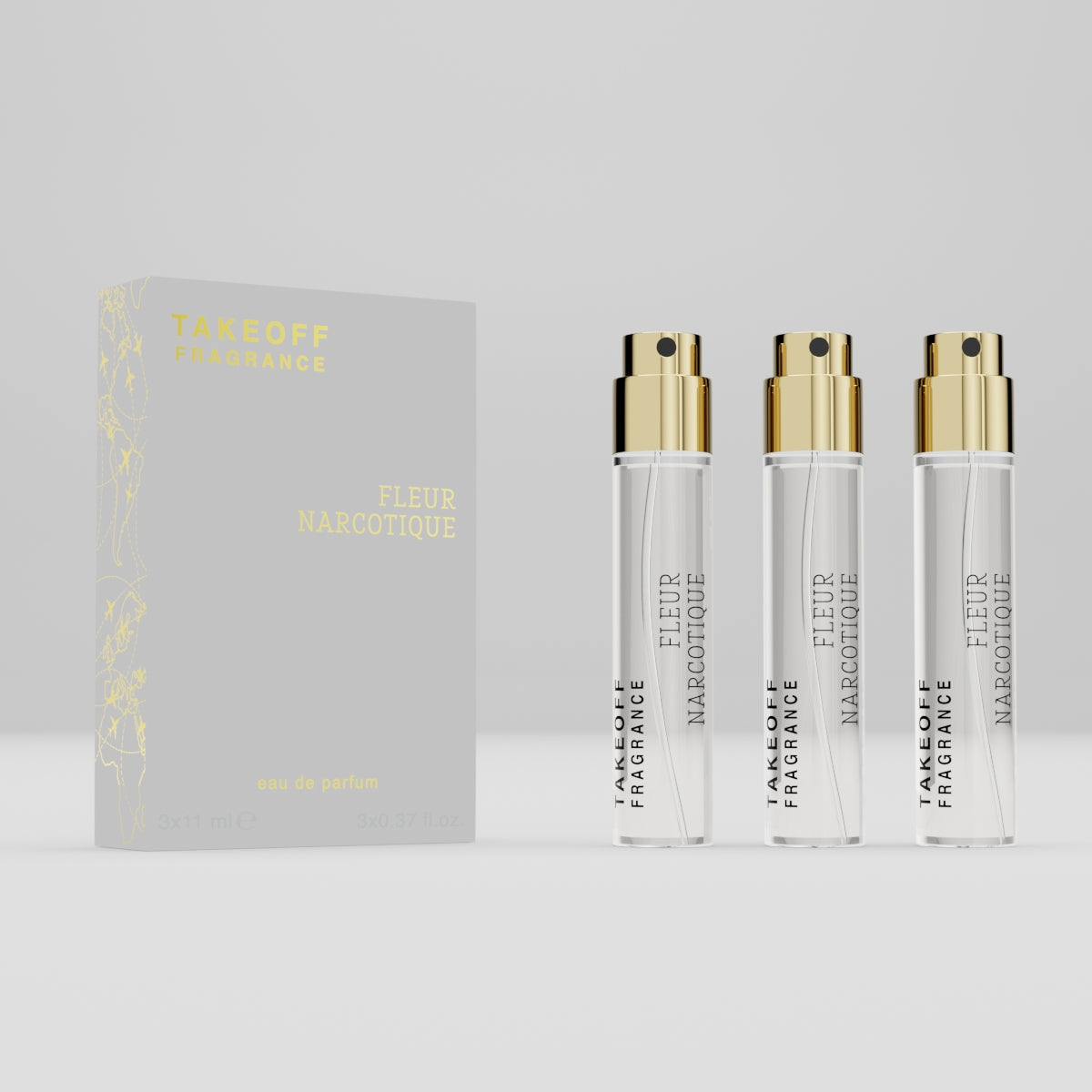 TAKEOFF -FLEUR NARCOTIC- Beste Parfüm auf dem Markt - 3x11ml Superduft