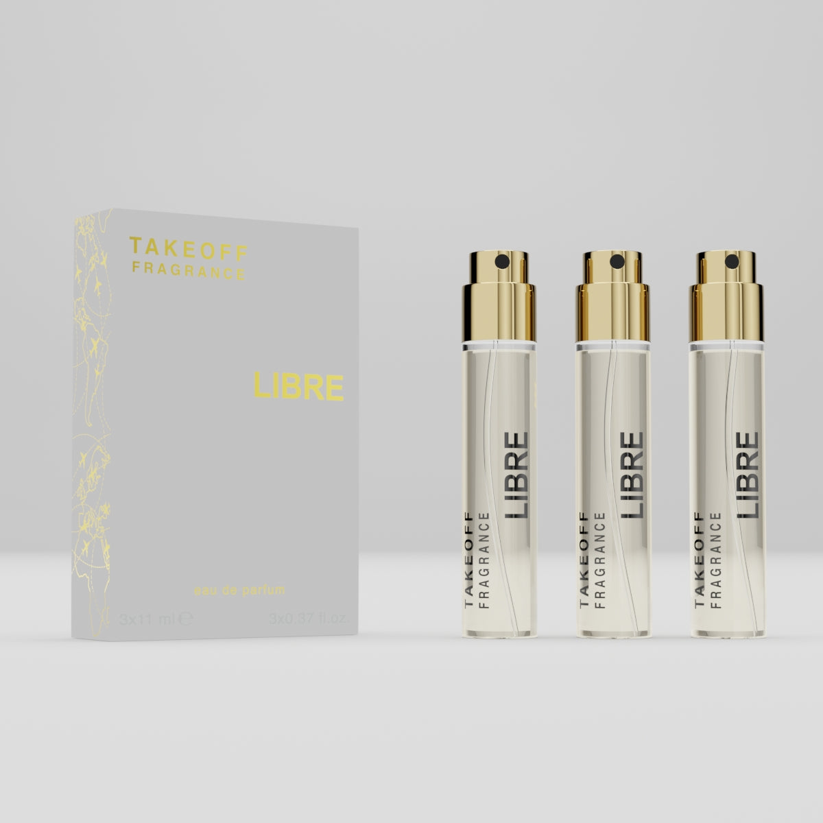 TAKEOFF -LIBRE- Beste Parfüm auf dem Markt - 3x11ml Superduft