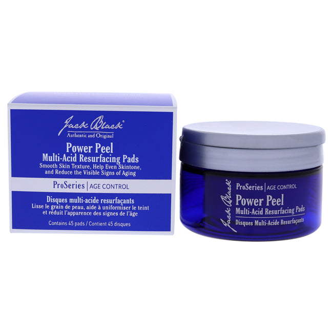 DIY Power Peel Multi-Acid Resurfacing Pads von Jack Black für Männer - 45 Stück