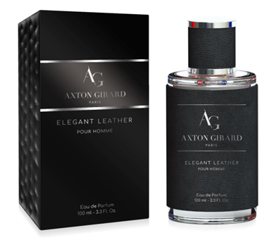 Elegantes Eau de Parfum Spray aus Leder für Herren von Axton Girard