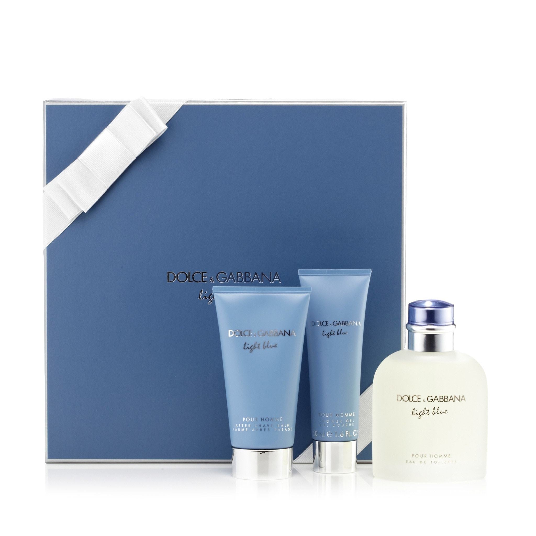 Hellblaues Geschenkset für Herren von D&G