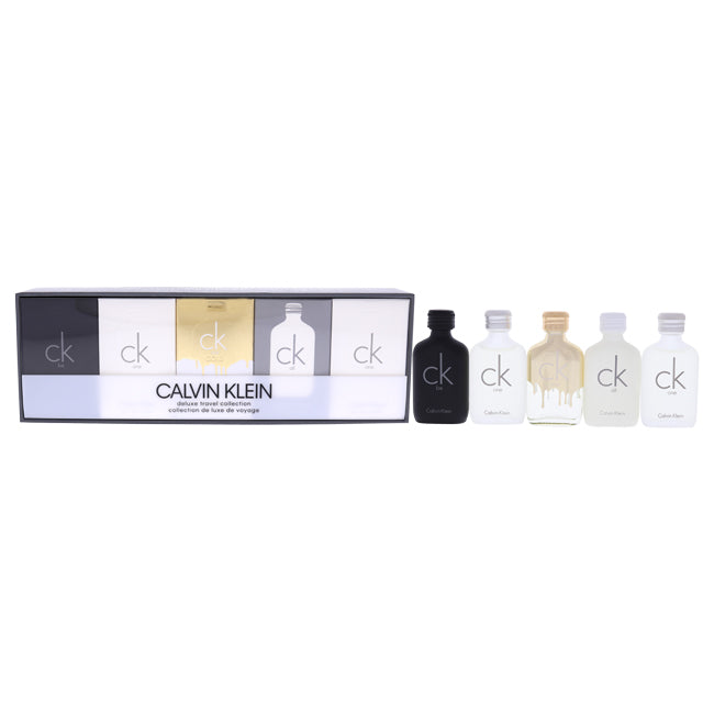 Calvin Klein Deluxe Travel Collection von Calvin Klein für Unisex - 5-teiliges Geschenkset