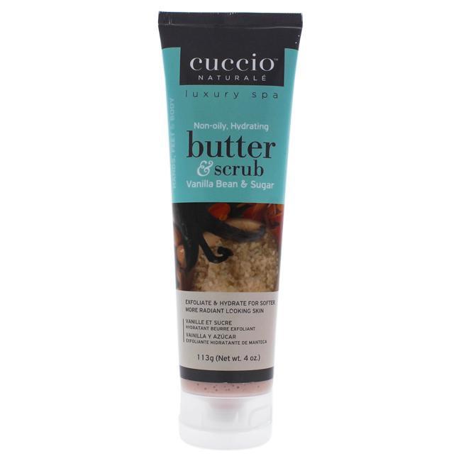 Butter und Peeling – Vanilleschote und Zucker von Cuccio für Unisex – 4 oz Peeling