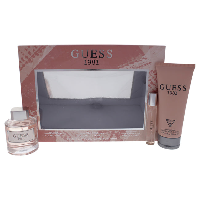 Guess 1981 von Guess für Damen - 3-teiliges Geschenkset