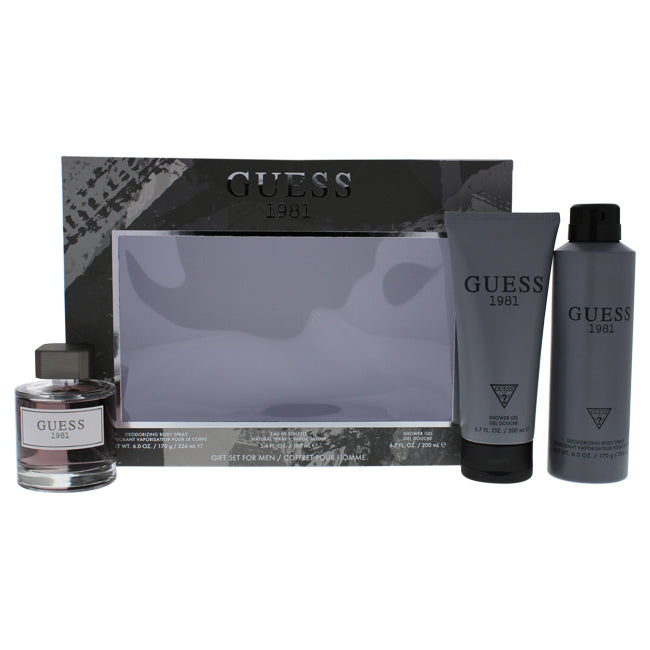 Guess 1981 von Guess für Herren - 3-teiliges Geschenkset