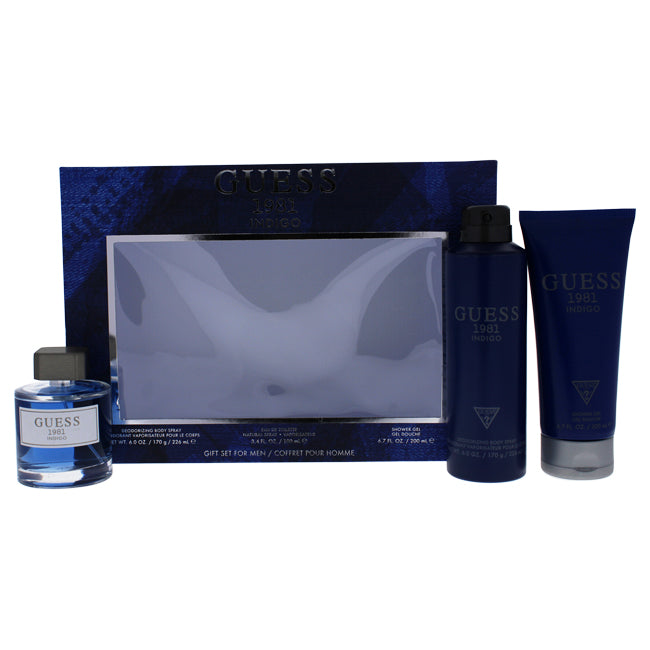 Guess 1981 Indigo von Guess für Herren - 3-teiliges Geschenkset