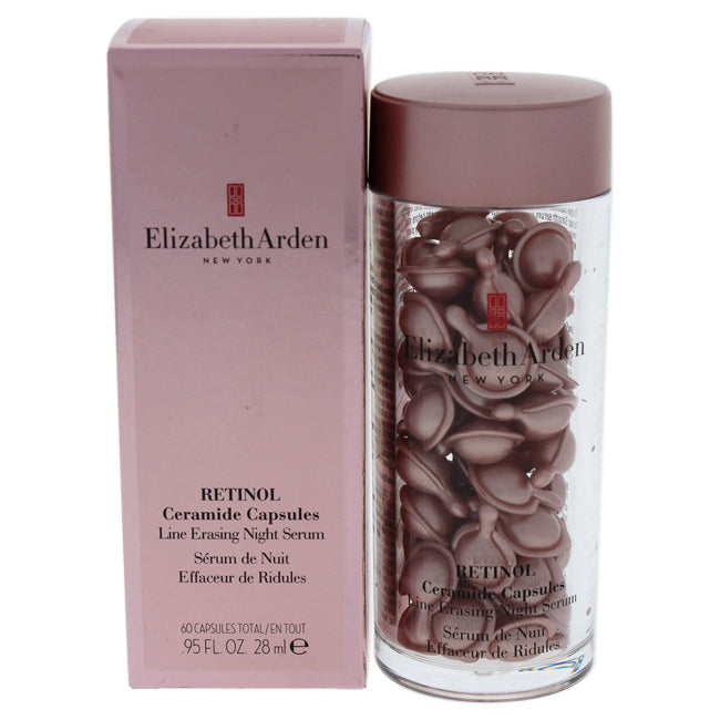 Ceramide Capsules Line Erasing Night Serum von Elizabeth Arden für Damen – 60 Kapseln