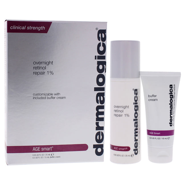Overnight Retinol Repair Kit von Dermalogica für Unisex – 2 Stück 1 oz Retinol Repair Cream, 0,5 oz Buffer Cream