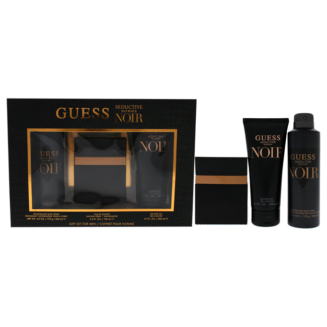 Guess Seductive Home Noir von Guess für Herren - 3-teiliges Geschenkset