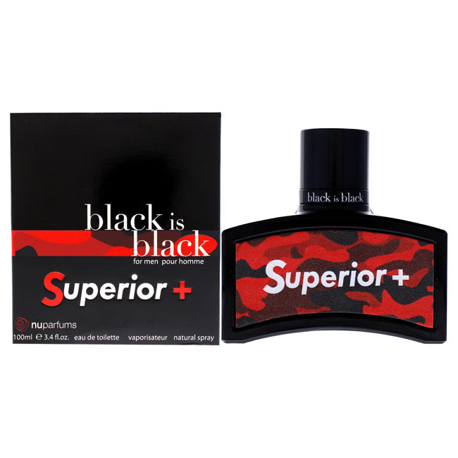 Black Is Black Superior von Nuparfums für Herren - EDT Spray