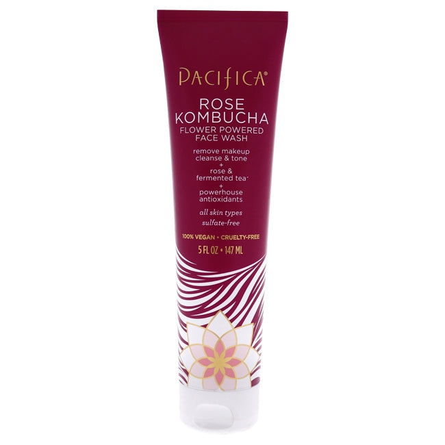 Gesichtsreiniger mit Rosen-Kombucha-Blüte von Pacifica für Unisex – 5 oz Reiniger