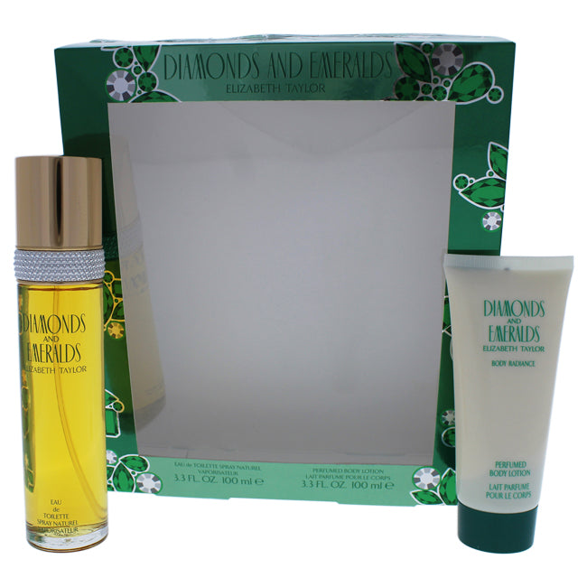 Diamonds and Emeralds von Elizabeth Taylor für Damen - 2-teiliges Geschenkset