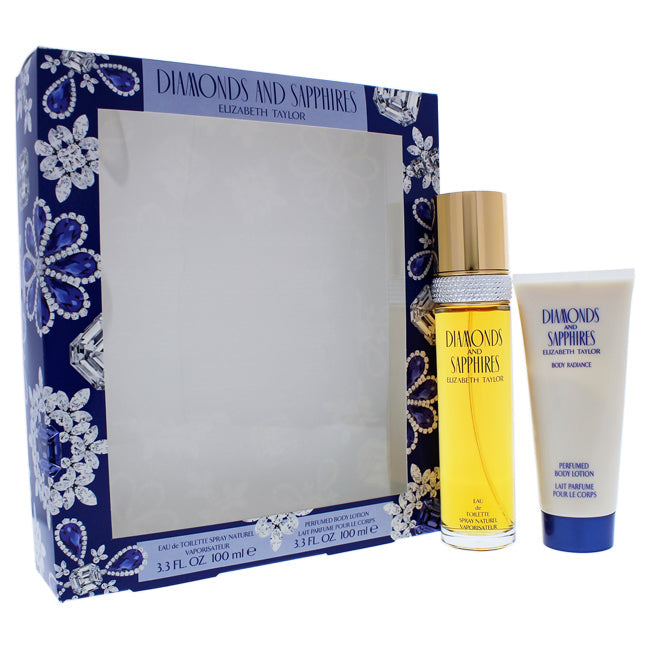 Diamonds and Sapphires von Elizabeth Taylor für Damen – 2-teiliges Geschenkset