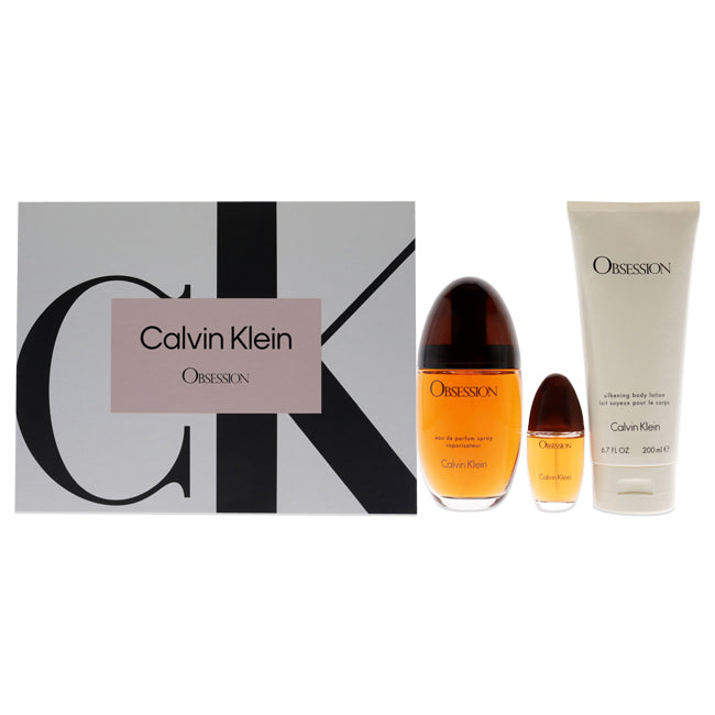 Obsession von Calvin Klein für Damen - 3-teiliges Geschenkset