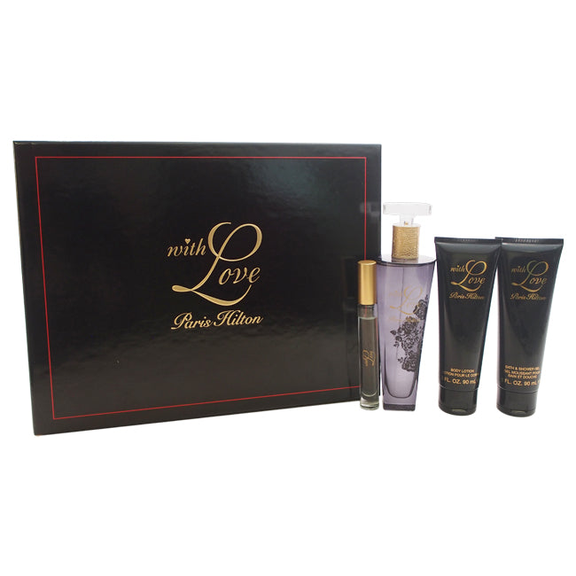 With Love von Paris Hilton für Damen – 4-teiliges Geschenkset