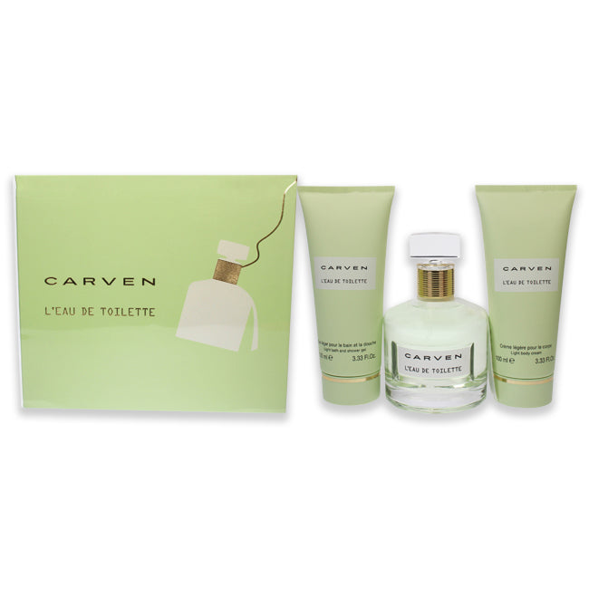LEau De Toilette von Carven für Damen - 3-teiliges Geschenkset