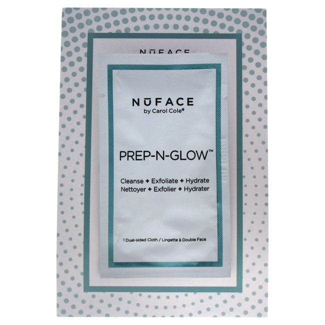 Prep-N-Glow Strukturiertes Reinigungstuch von NuFace für Damen - 1 Tücher